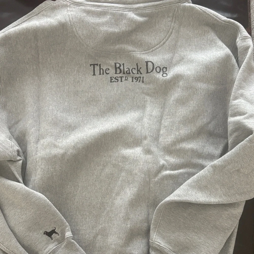 BLACK DOG Gray Hoodie. Like new and only worn 1x! - Picture 2 of 3